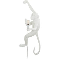 Seletti "Outdoor White Hanging Monkey Lamp", Resin Lamp, Right Hand #5