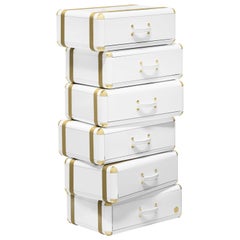 Fantasy Air Six-Drawers Kids Chest with Gold Details by Circu Magical Furniture