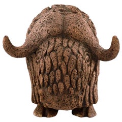Lars Pagfeldt 'Sweden' for Tengod, Large Musk Ox in Stoneware