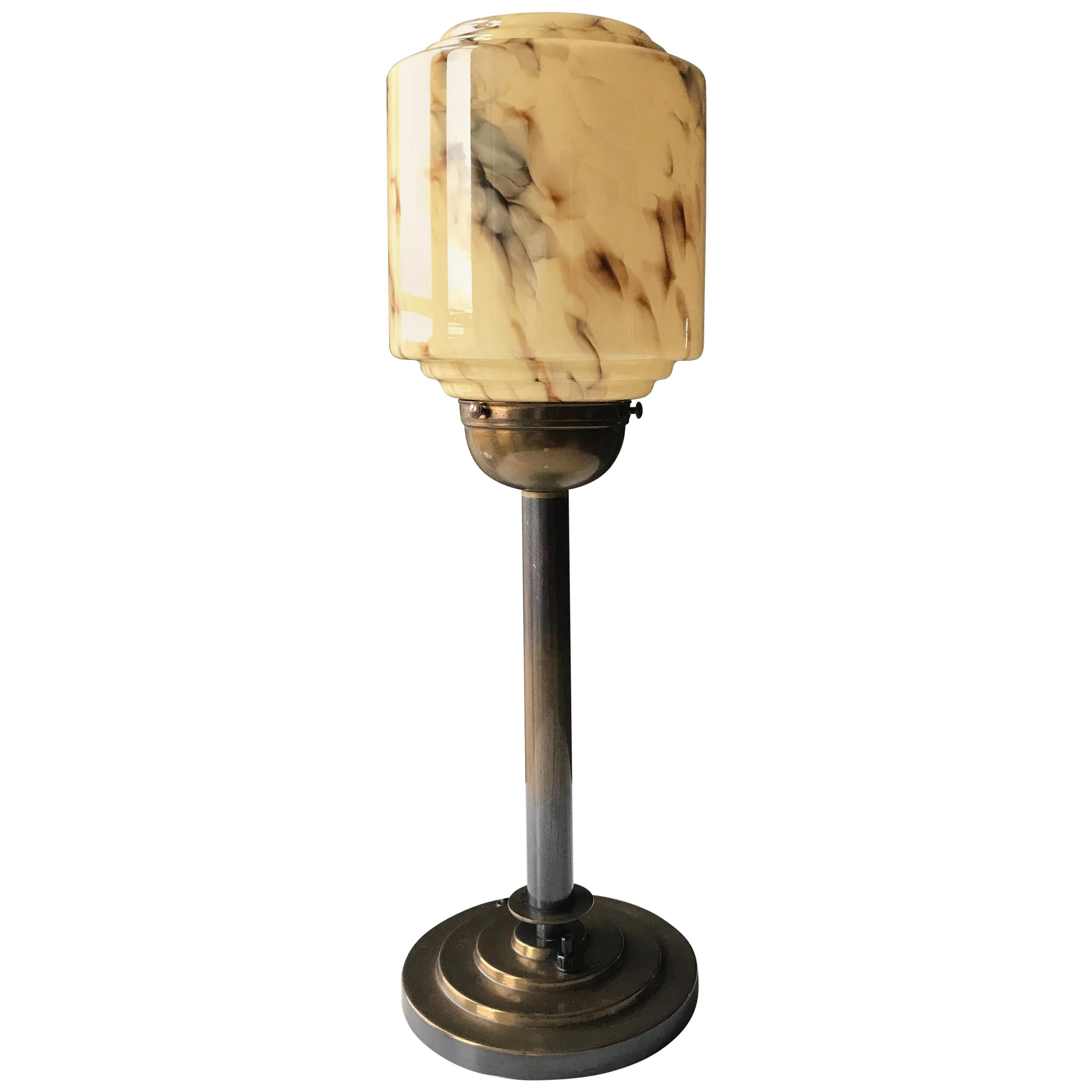 Danish Art Deco Table Lamp Voss For Sale