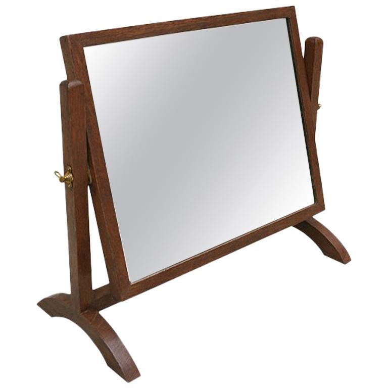 French Antique Table Mirror, circa 1950 For Sale