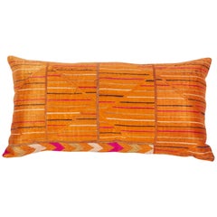 Pillow Case Fashioned from a Phulkari 'Wedding Shawl' from India, 20th Century