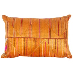 Pillow Case Fashioned from a Phulkari 'Wedding Shawl' from India, 20th Century