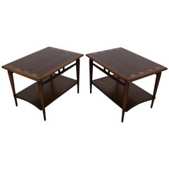 Pair of Mid-Century Modern Andre Bus Lane Acclaim End Tables