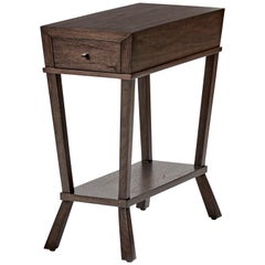 Dawson Side Drink Table with drawer and shelve