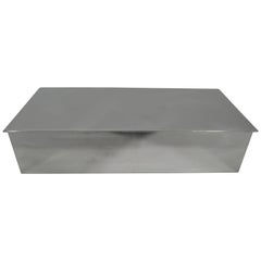 Tiffany Modern Sterling Silver Desk Box