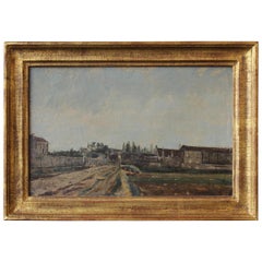 19th Century French Barbizon School Landscape Painting