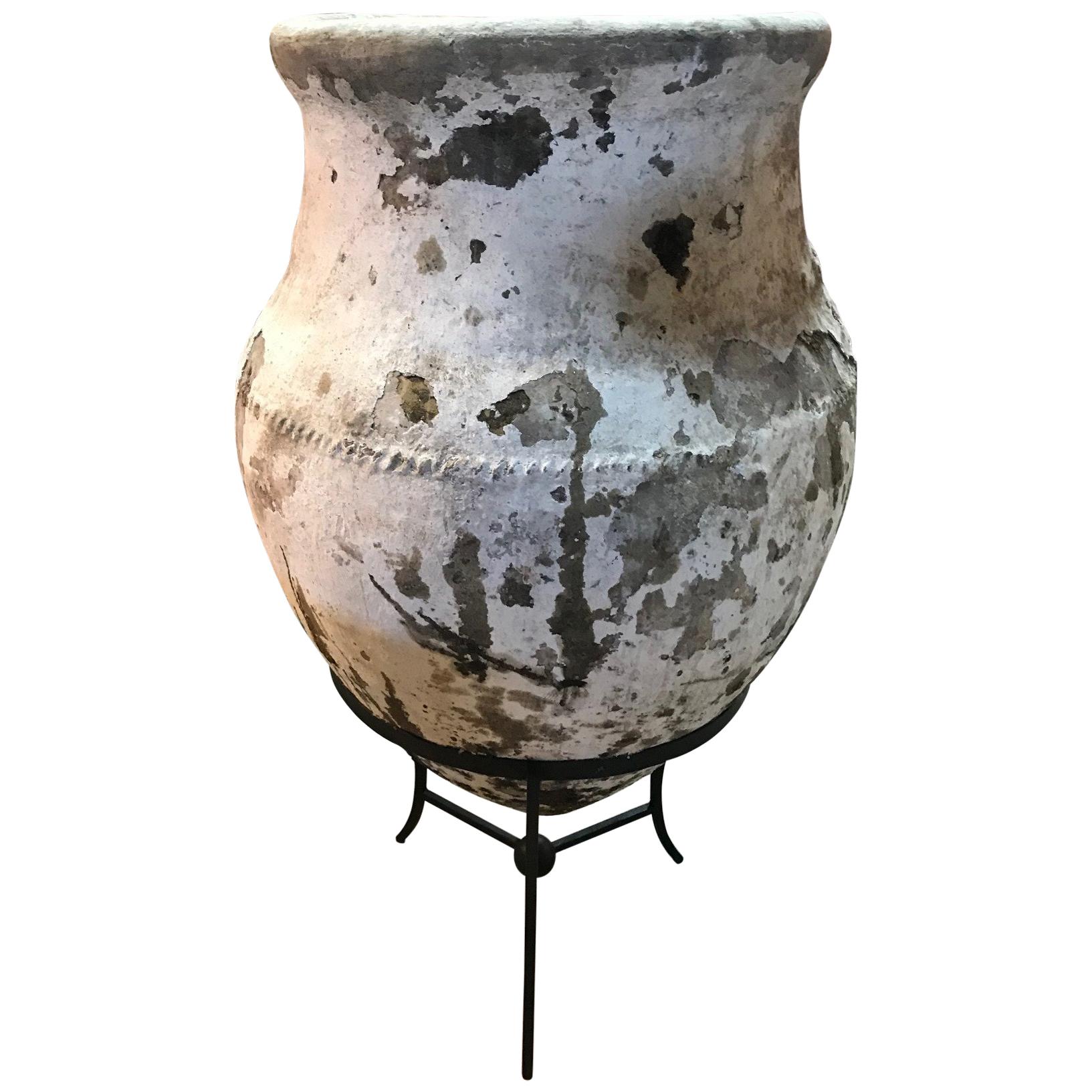 Outstanding Large Scale Spanish Olive Jar