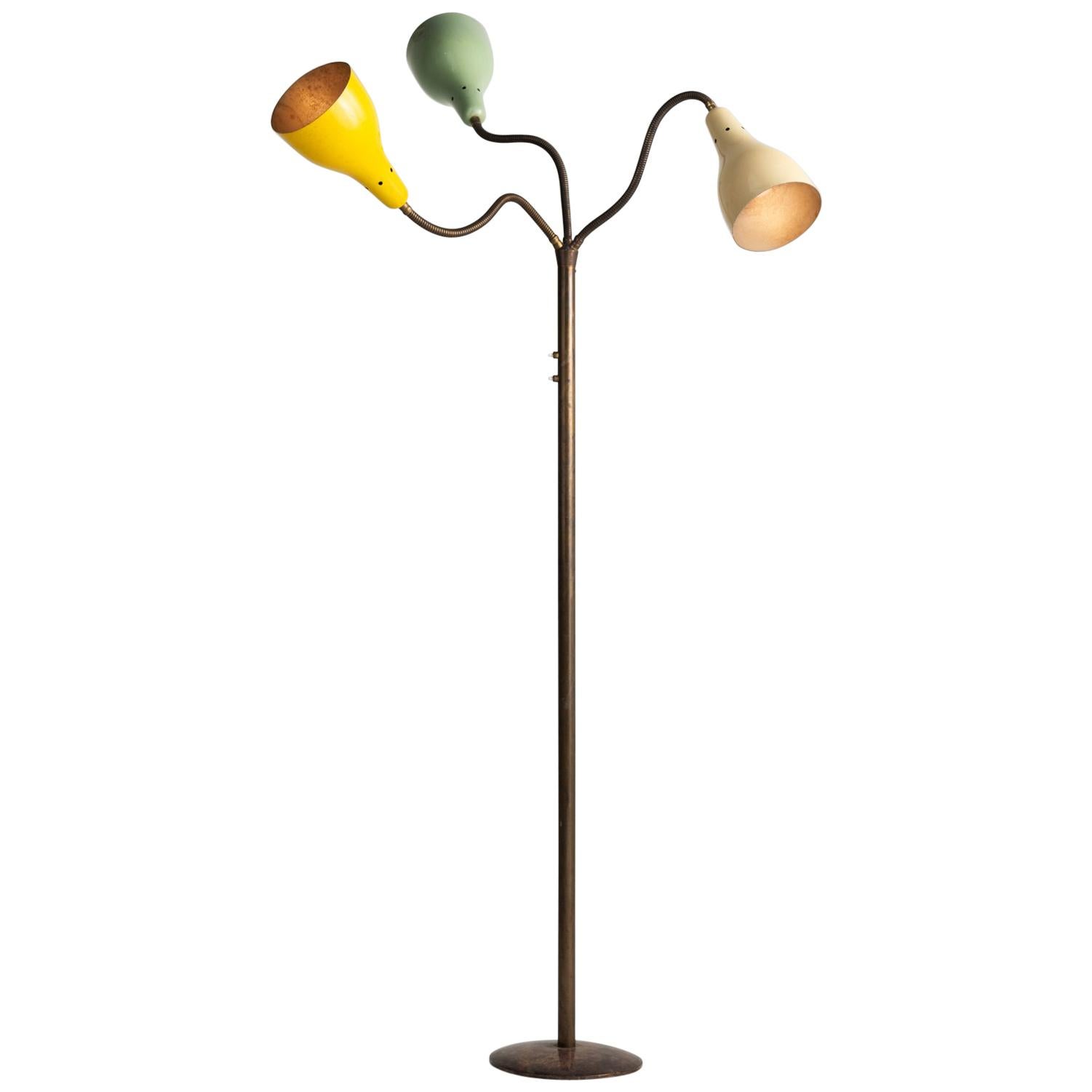 Adjustable Modern Floor Lamp, Italy, circa 1950