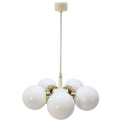 Mid Century Chandelier Sputnik, Kamenicky Senov, 1970s