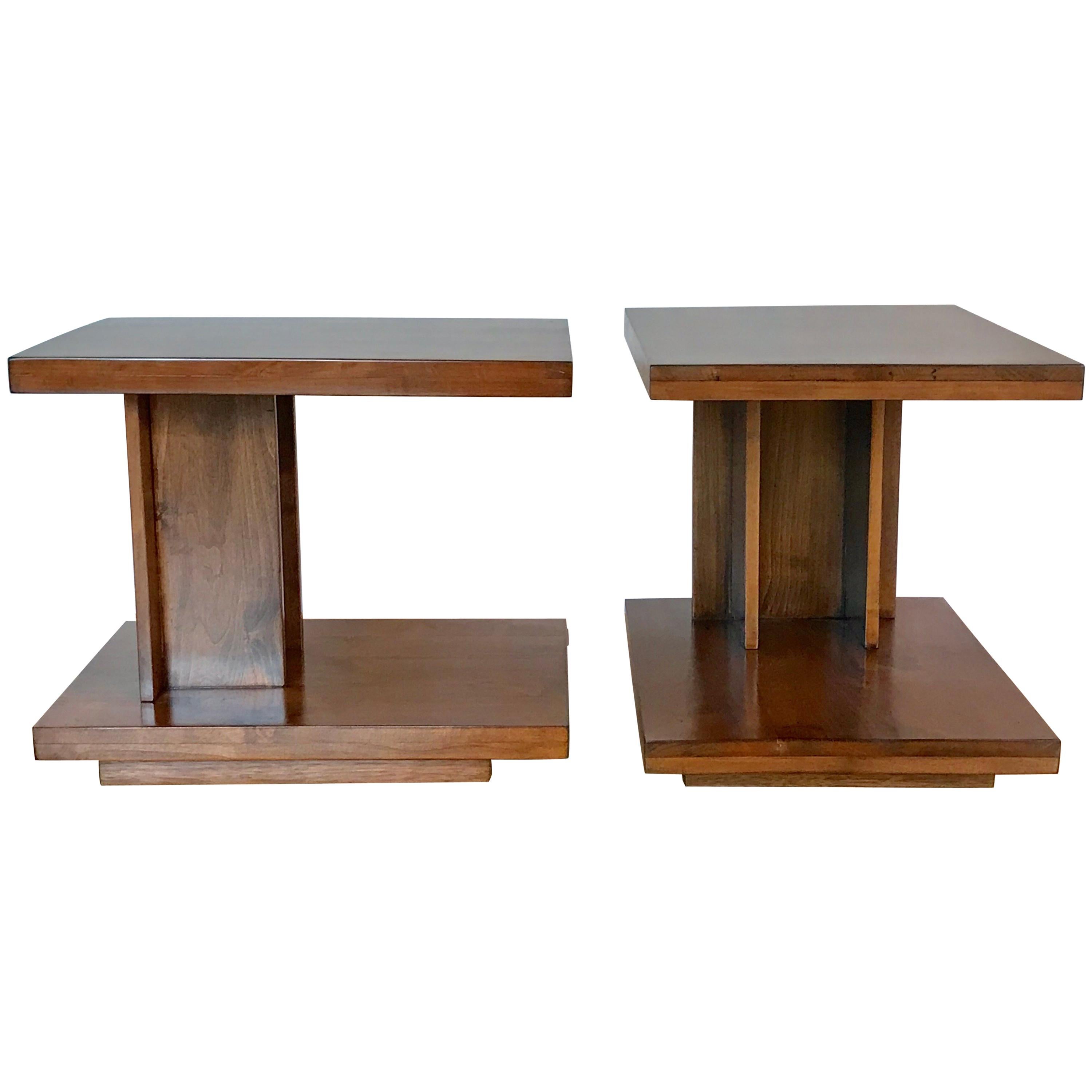 Van Keppel Green Architectural End Tables