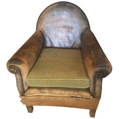 French Leather Chair