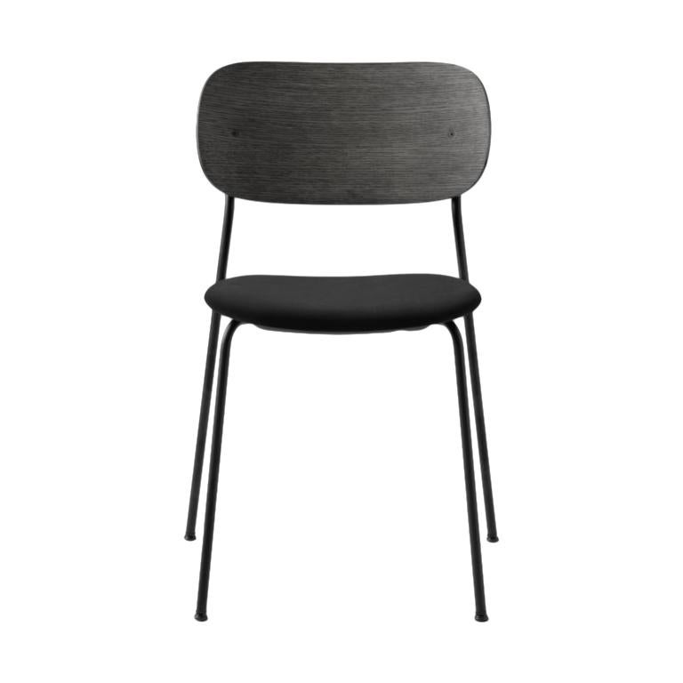 Co Chair, Black Oak Back, Icon 246 Seat , Black Legs