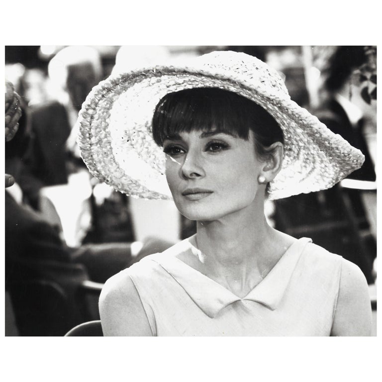 Audrey Hepburn, Vintage Photograph by Vincent Rossell, Paris, 1962 For