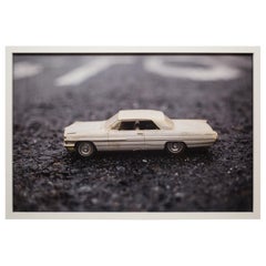 "Borgman Autosales" Framed Photograph of Model Car by Luke Anthony, 2017