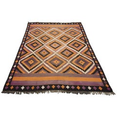 Tapis en laine afghane Meymaneh de 1940