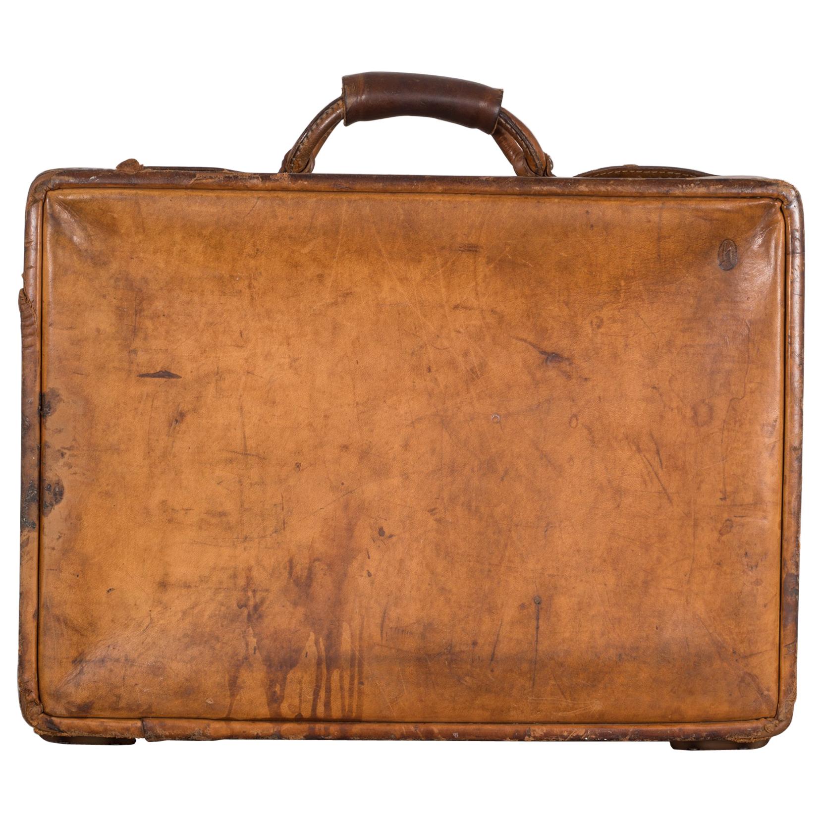 Leather Hartman Luggage Briefcase, circa 1950