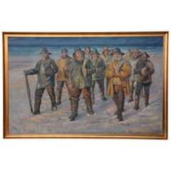 Gunnar Bundgaard 'after Michael Ancher' "Fishermen, Returning Home"