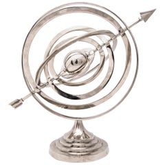 Sphère d'astrolabe moderne en aluminium