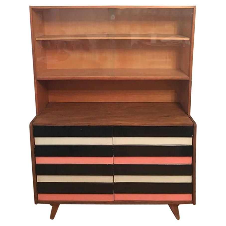 Dresser with Bookcase Jiri Jiroutek for Interier Praha – U 453 For Sale