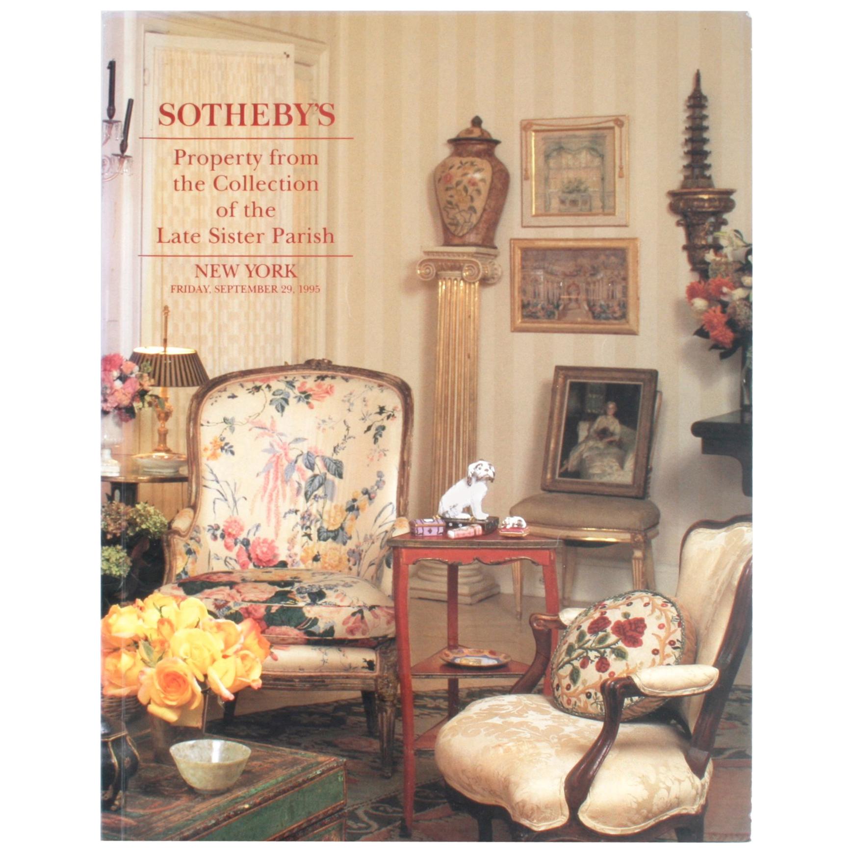 Sotheby's 1995 Catalogue, Property from the Collection of the Late Sister Parish