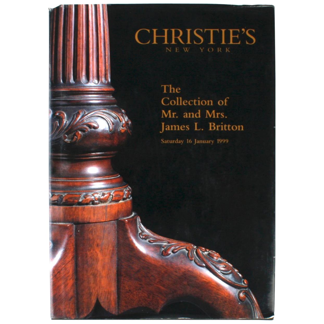 Collection of Mr. and Mrs. James L. Britton: Christie's, New York
