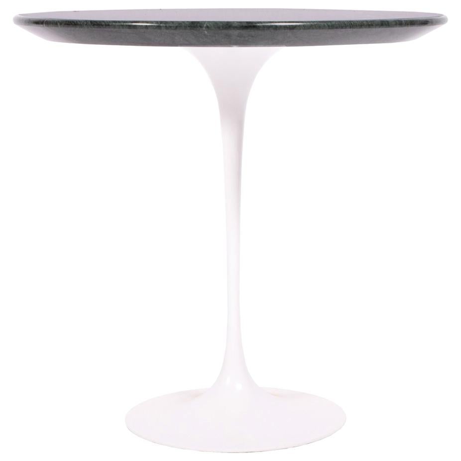 Eero Saarinen Green Marble Side Table #163 F for Knoll