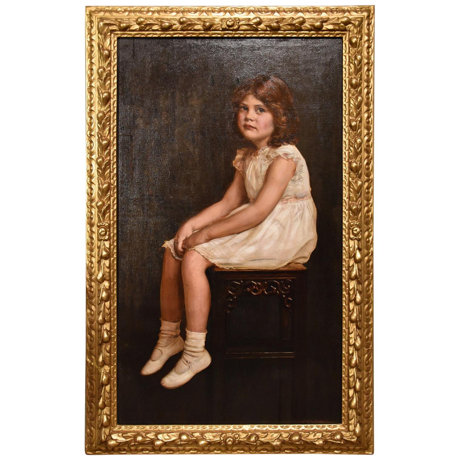 "Sarah" Oil Painting by Ralph Peacock For Sale