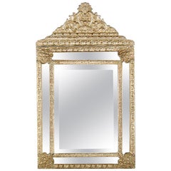 French Repousse Mirror from Paris