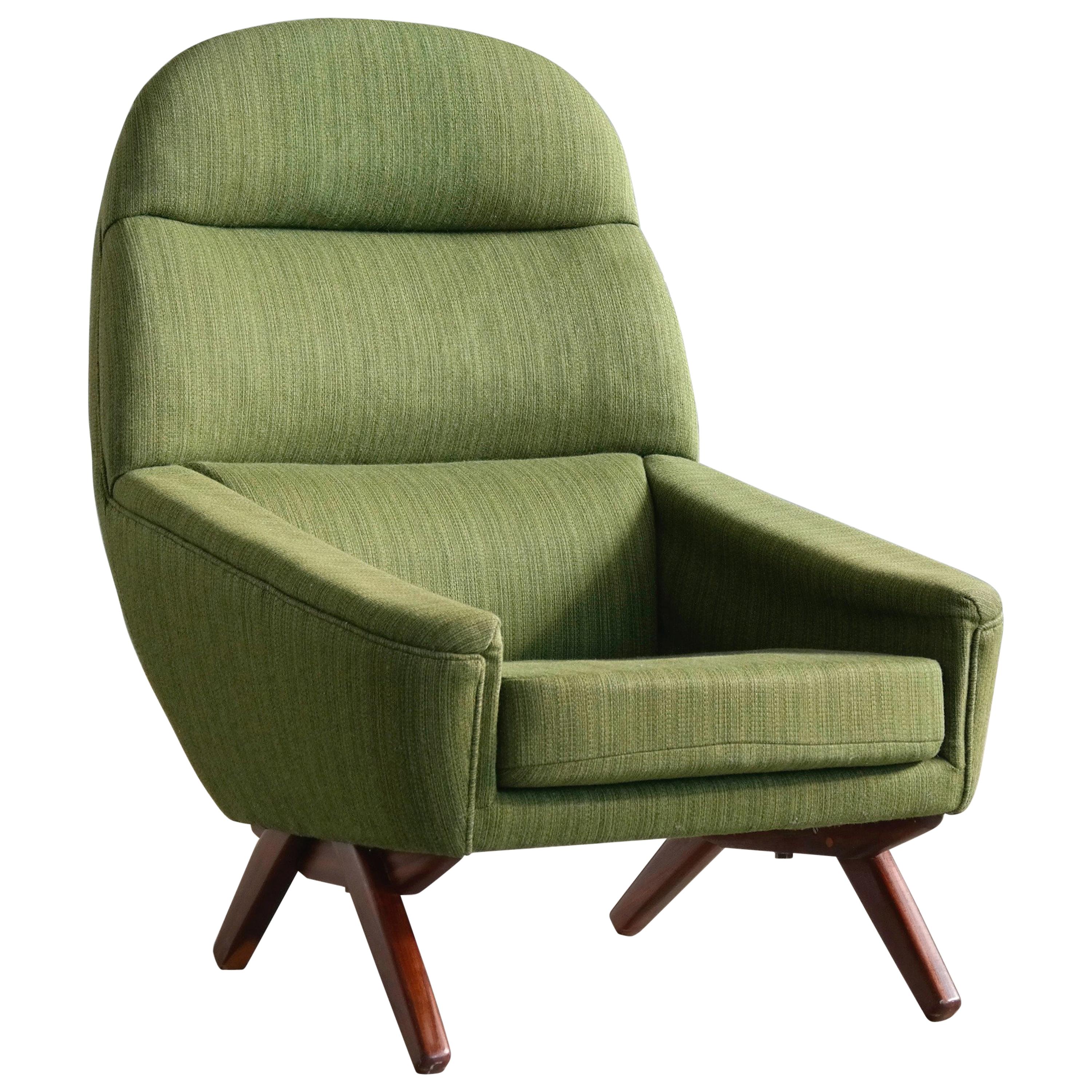 Leif Hansen Lounge Chair Danish, Midcentury