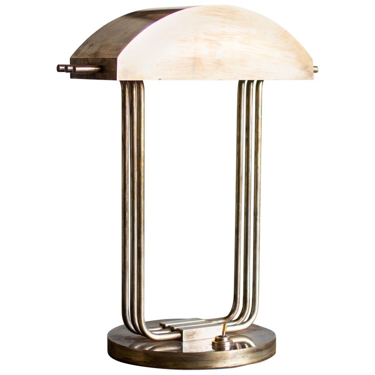 Marcel Breuer Art Deco Desk Lamp 1925 Paris At 1stdibs