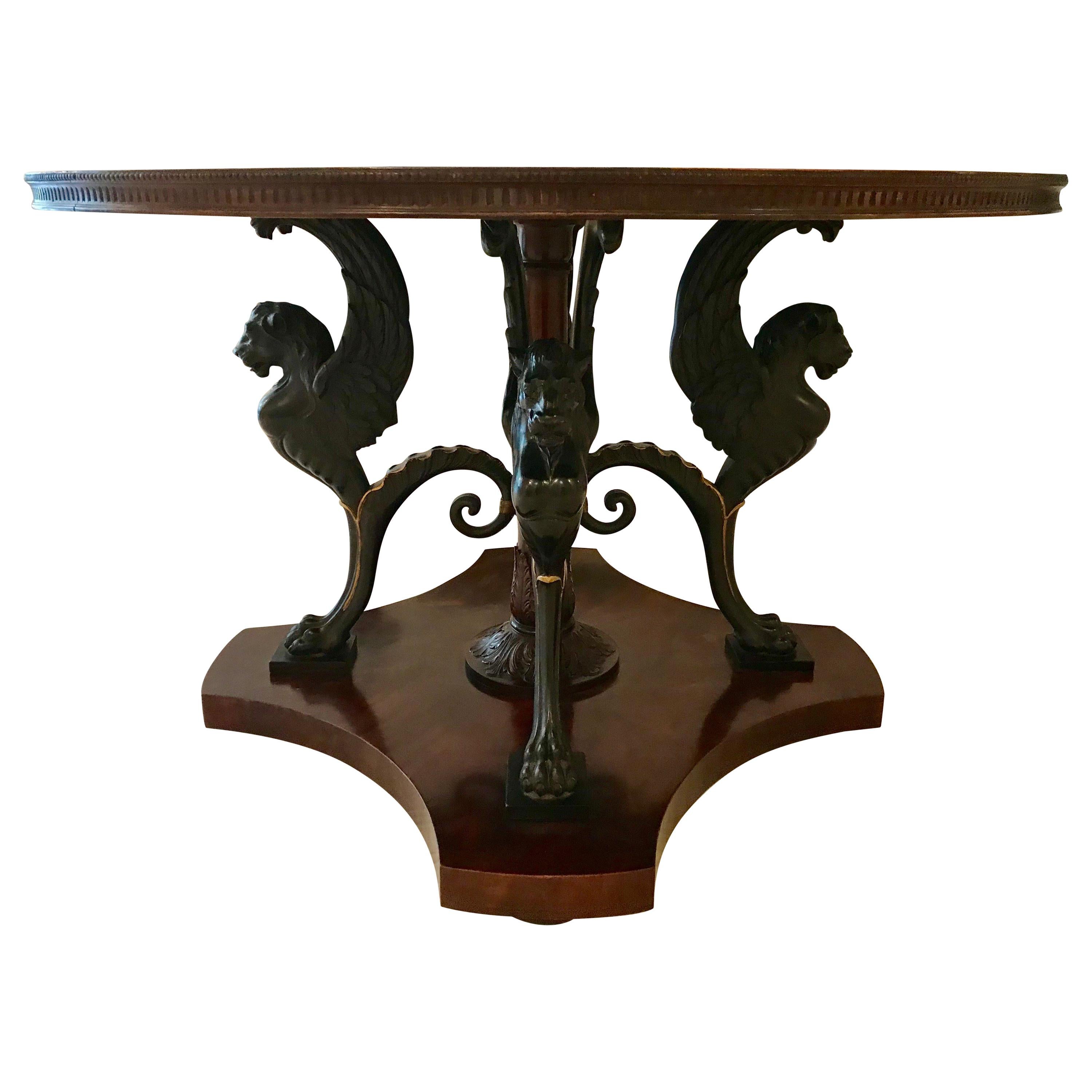 Neoclassical Center Table 