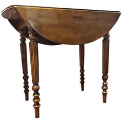 19th Century Regency Walnut Scottish Drop-Leaf Table Restored LAST PRICE