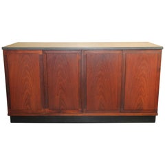 Walnut Credenza with Slate Top by Jack Cartwright for Founders Furniture Co.