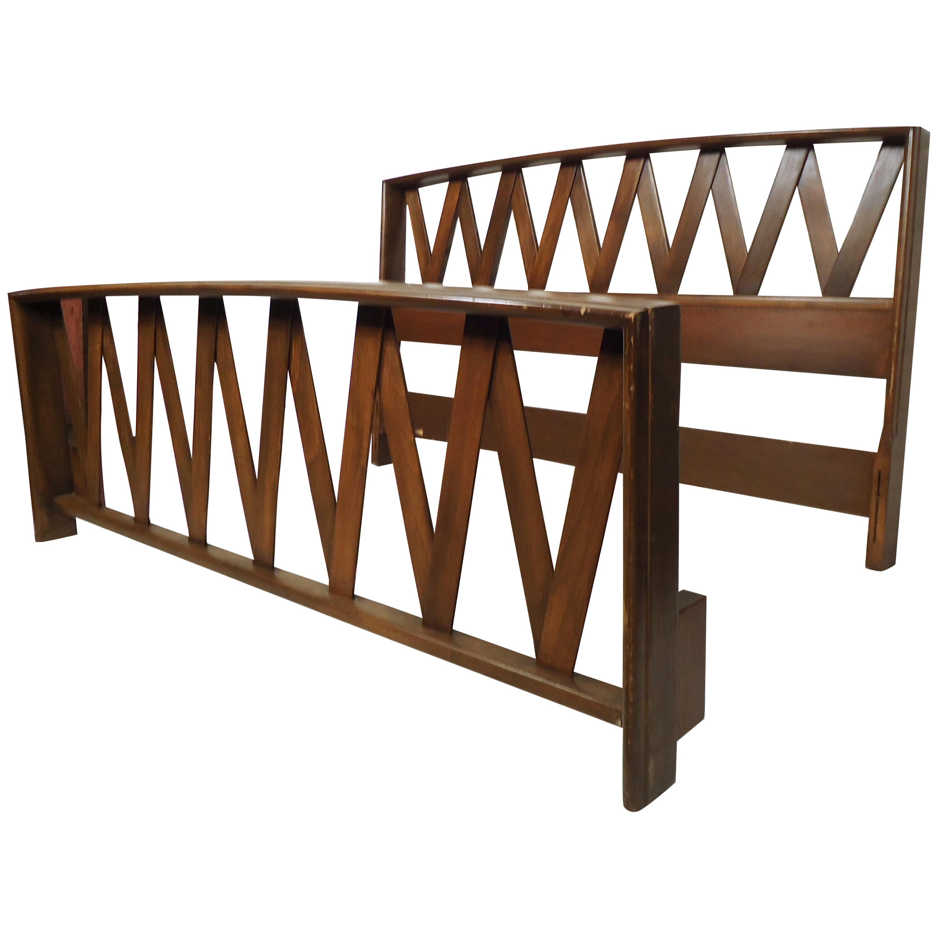 Mid-Century Modern Bed by Paul Frankl