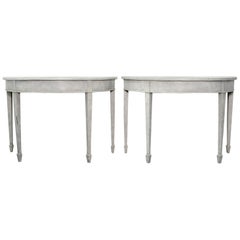 Pair of Swedish Style Console Tables