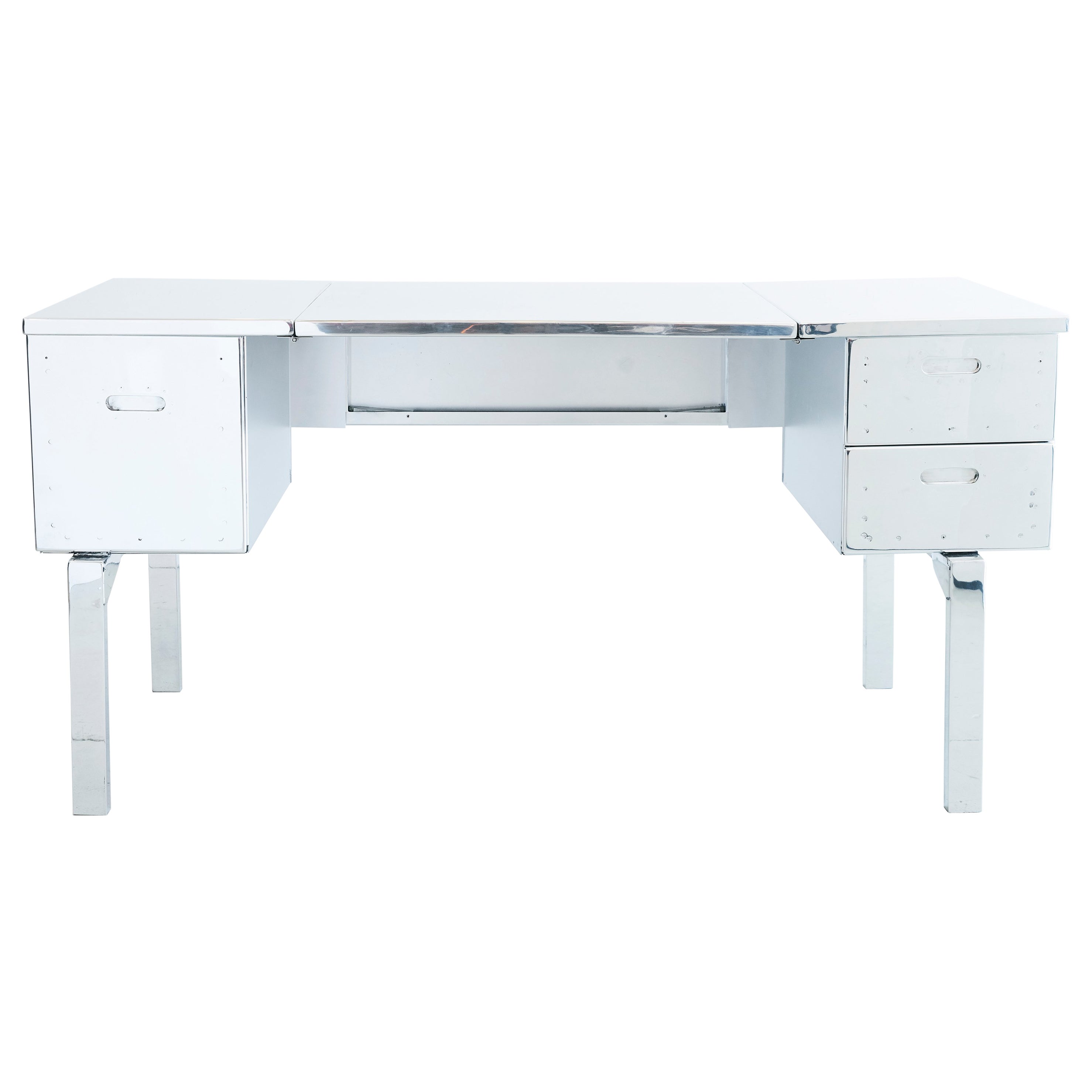 Aluminum Campaign Desk