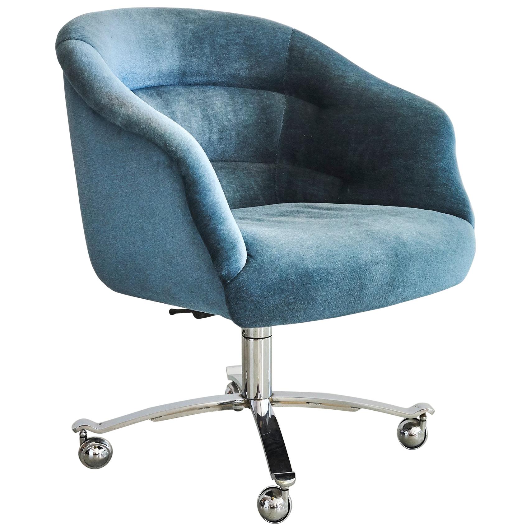 Blue Ward Bennet Chair