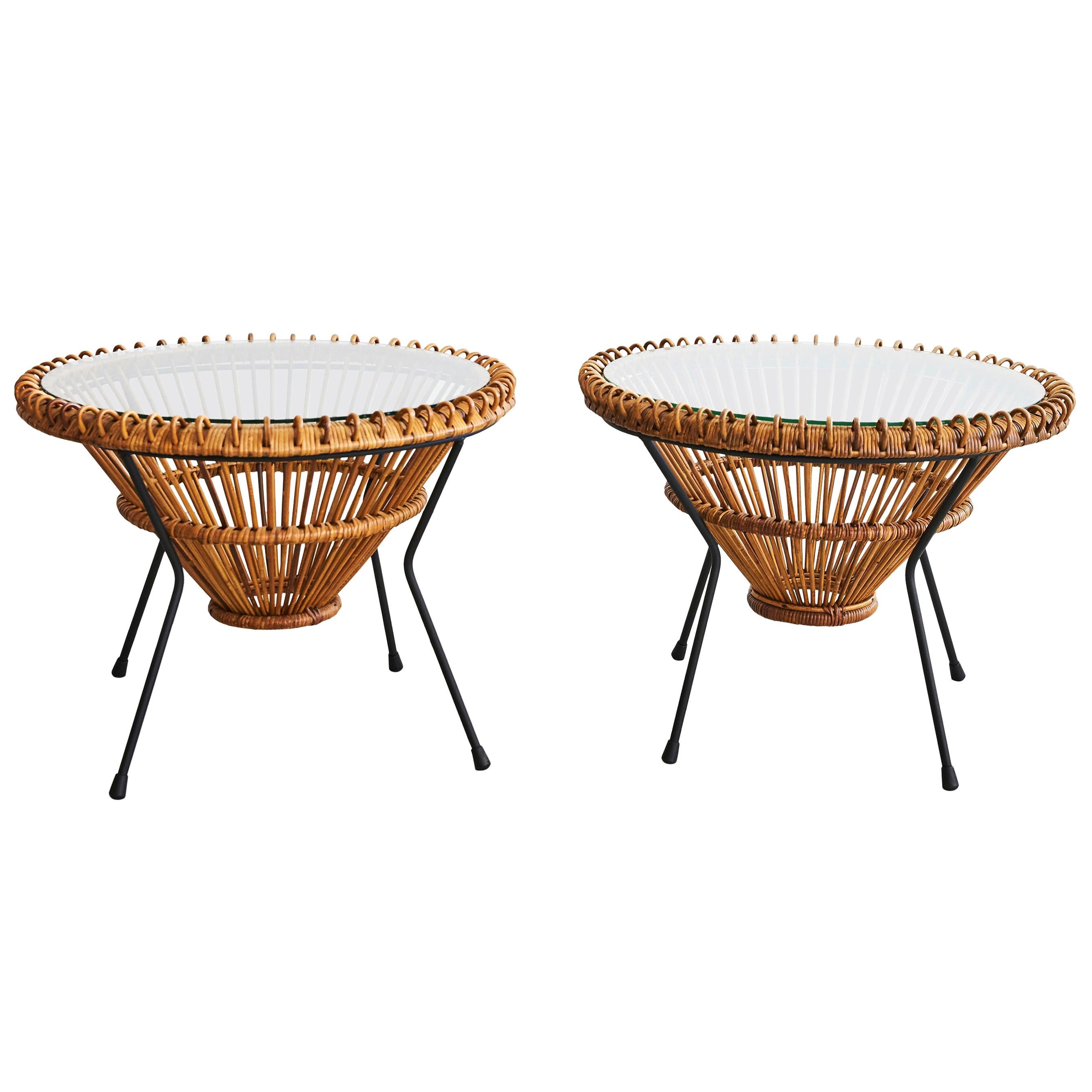 Franco Albini Style End Tables