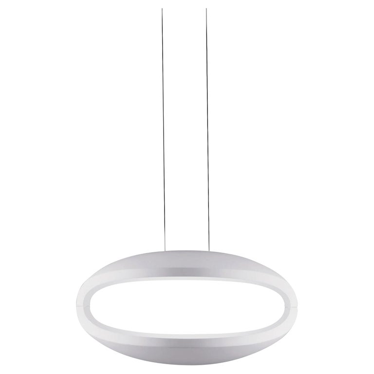 Foscarini O-Space Suspension Lamp in White by Luca Nichetto and Giampietro  Gai For Sale at 1stDibs