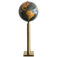 Glass Globe Table Lamp 
