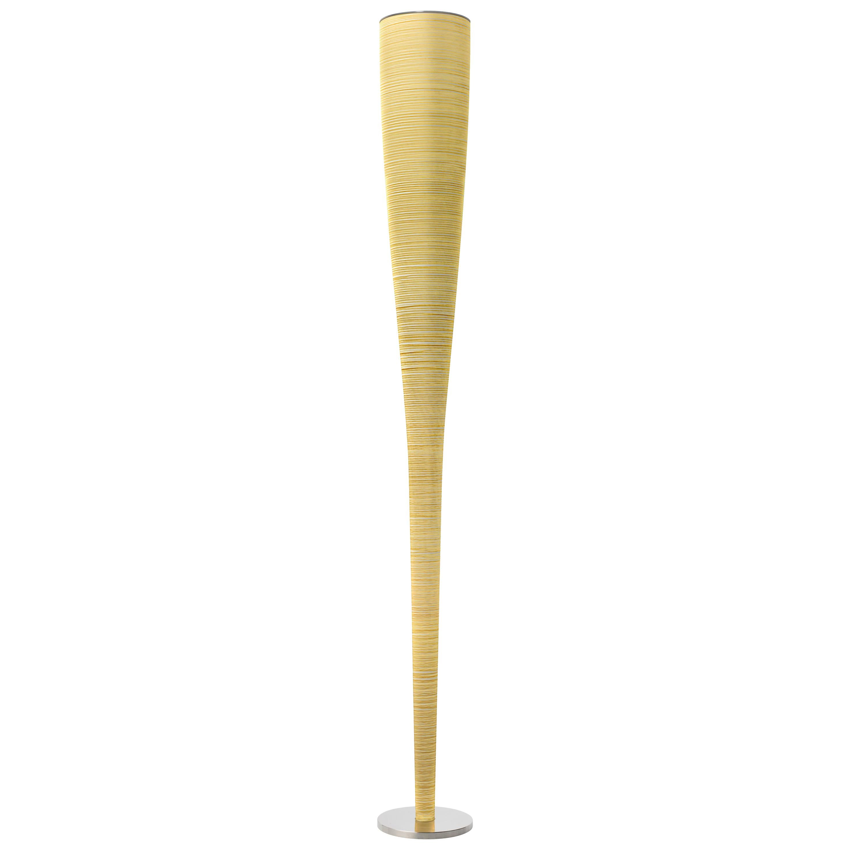 Foscarini Mite Floor Lamp in Yellow by Marc Sadler For Sale