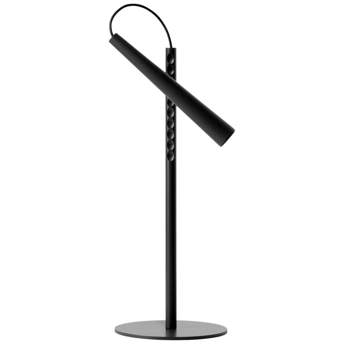 Lampe de bureau LED Foscarini Magneto en noir par Giulio Iacchetti en vente