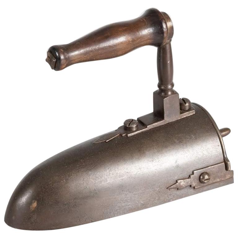 Charcoal Heated Iron, Switzerland, circa 1800 For Sale