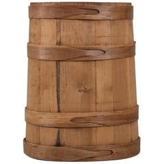 Primitive Solid Spruce Bucket, Italy, circa 1800