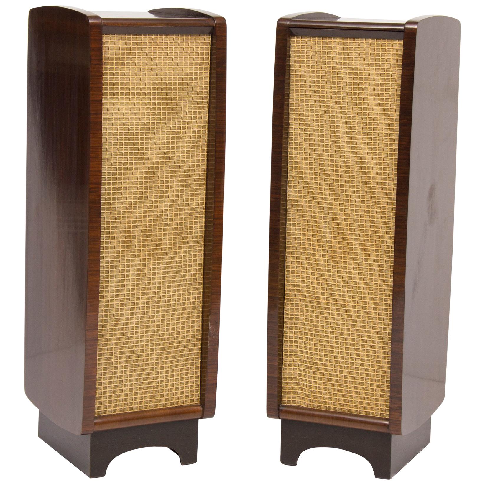 Pair of Midcentury Model LS35 Loudspeakers by Celestion for His Masters Voice