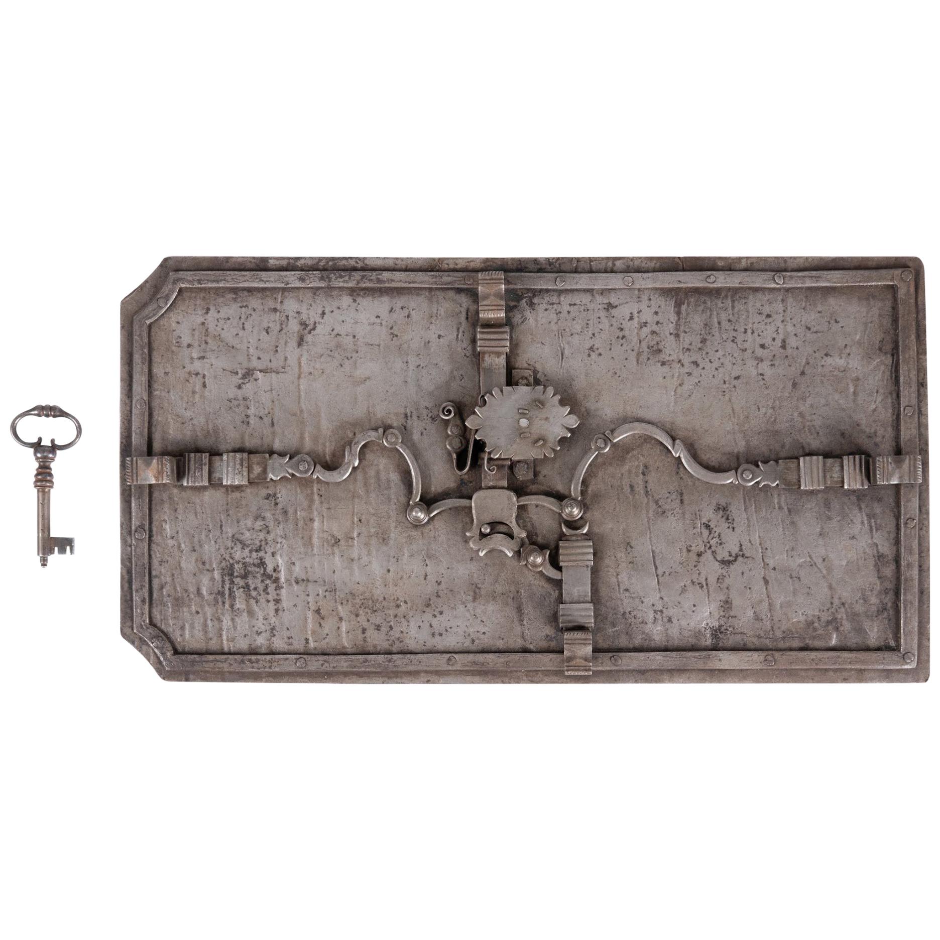 Steel Safe Door, Switzerland, circa 1600 For Sale