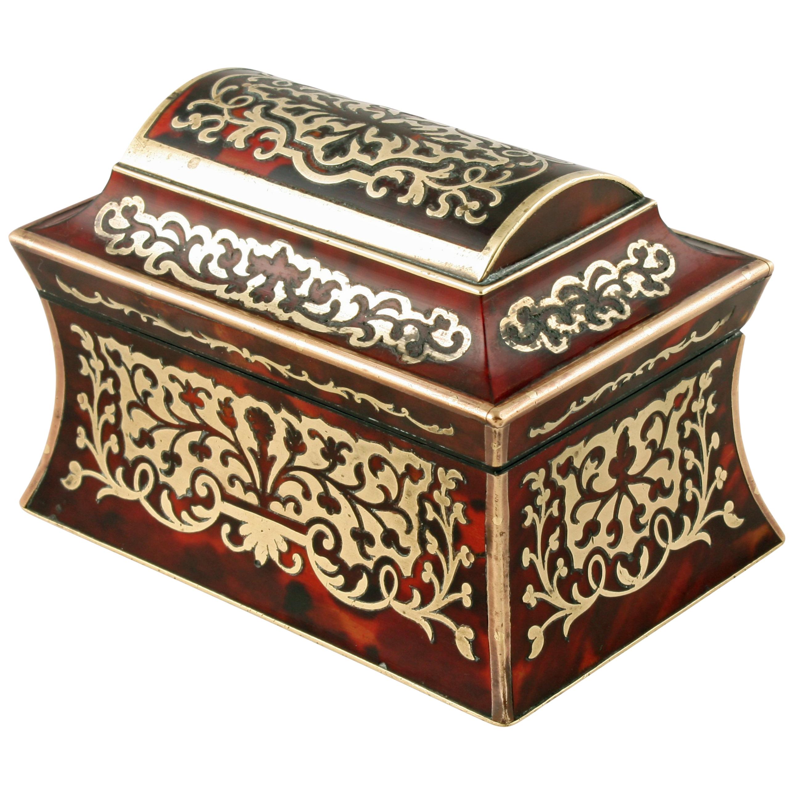 Miniature Boulle Work Caddy For Sale