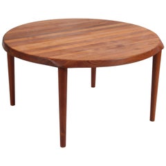 Solid Teak Wood Coffee Table by John Bone for Mikael Laursen, Denmark, 1960s