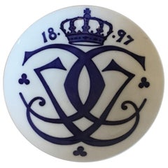 Royal Copenhagen Commemorative Plate from 1897 RC-CM8